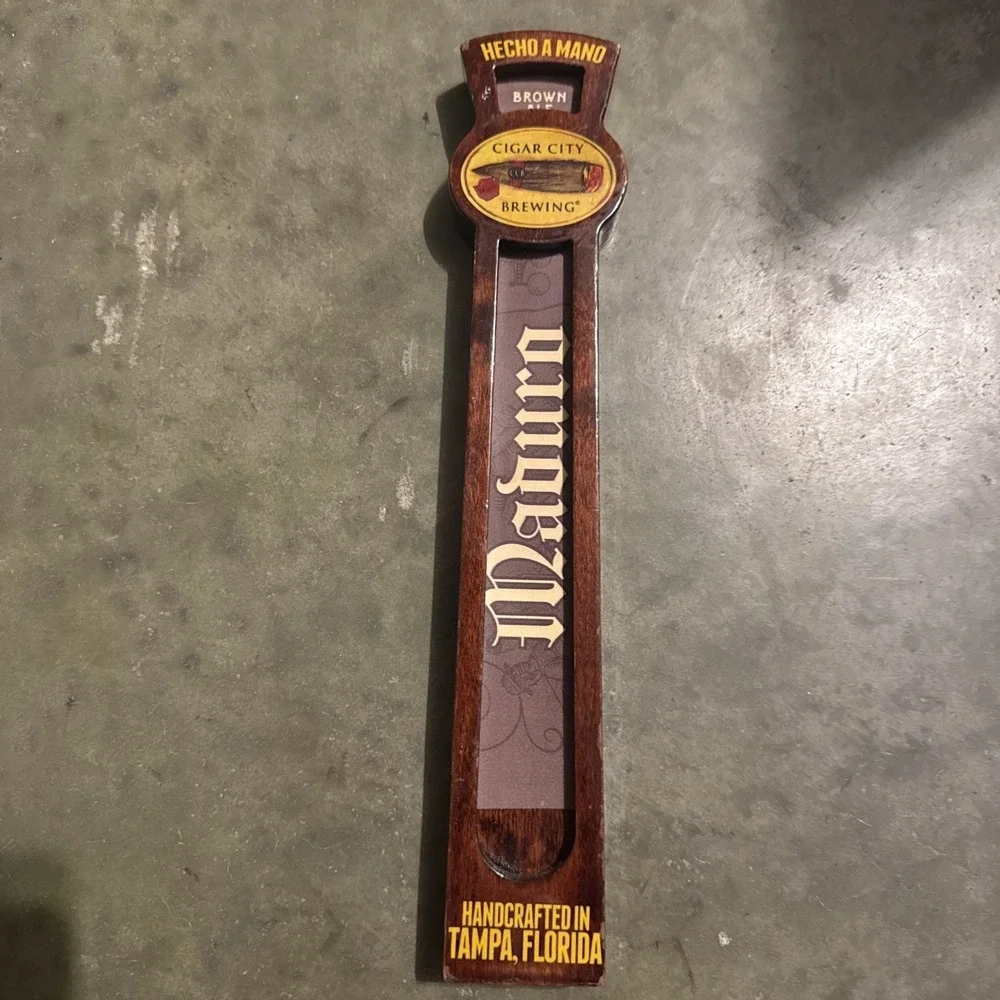 Cigar City Brewing Maduro Brown Ale Beer Tap Handle Knob - Handcrafted Tampa FL